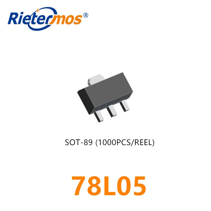 1000 шт 78L05 SOT89 Сделано в Китае | Электроника