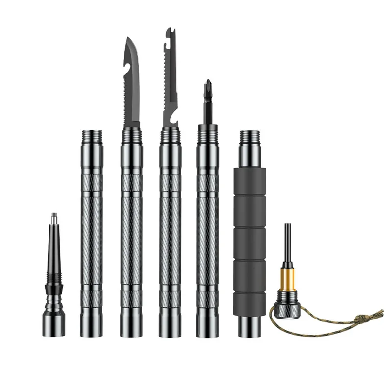 Outdoor Camping Hiking Survival Tool self-defense Sticks Multifunctional Survival Kit Climbing Emergency Equipment