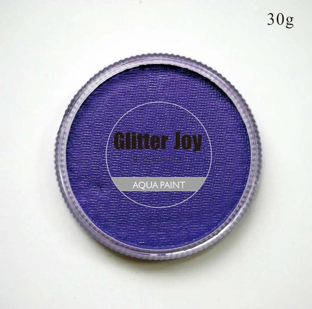 30g/pc Shiny Professional Non-toxic Pearl Purple Face Paintings Water Based Makeup Body Art for Party 2