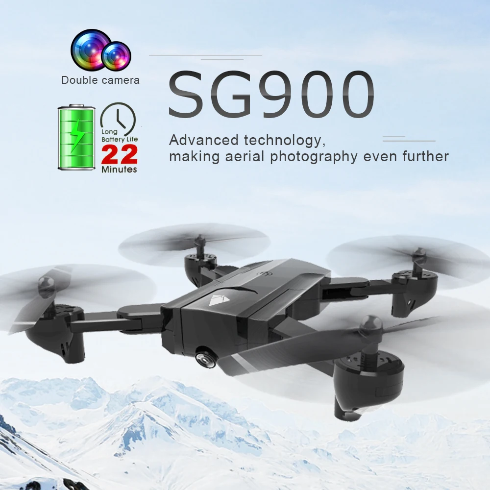 

NEW SG900 RC Drone with Camera HD 720P Professional FPV Wifi RC Drones Auto Return Quadcopter Helicopter Fast Shipping FR/US/ES