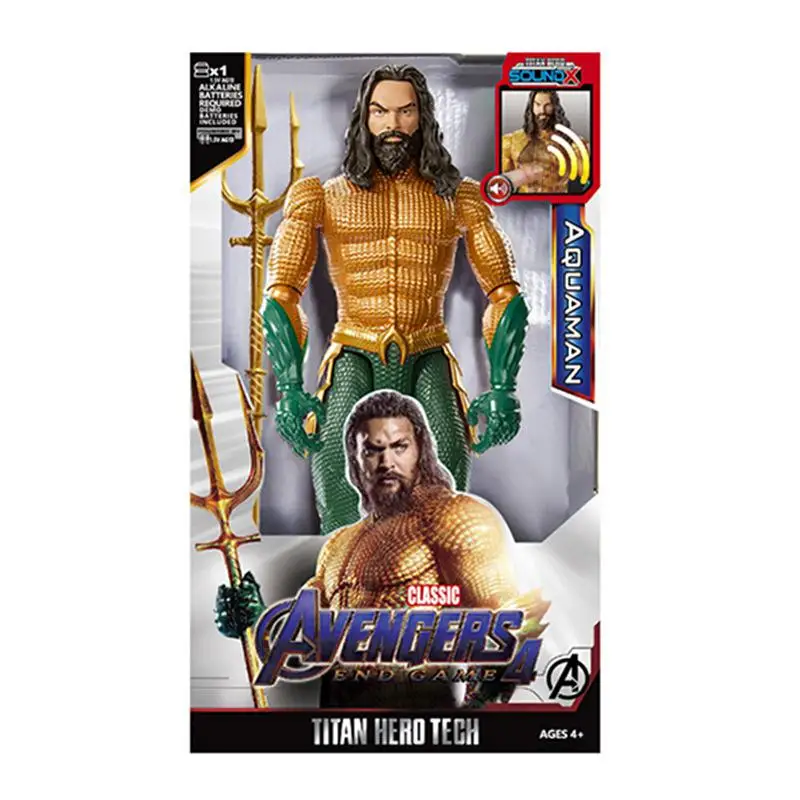 31cm no box Новинка, игрушки Marvel, герои, 30 см, супергерой, Тор, капитан, Аквамен, танос, Росомаха, Железный человек, фигурка, игрушка, куклы - Цвет: 31cm no box