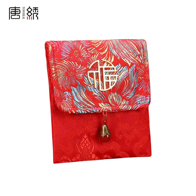 Китайский год красный конверт для денег HongBao красный пакет красный мешок денег - Цвет: E