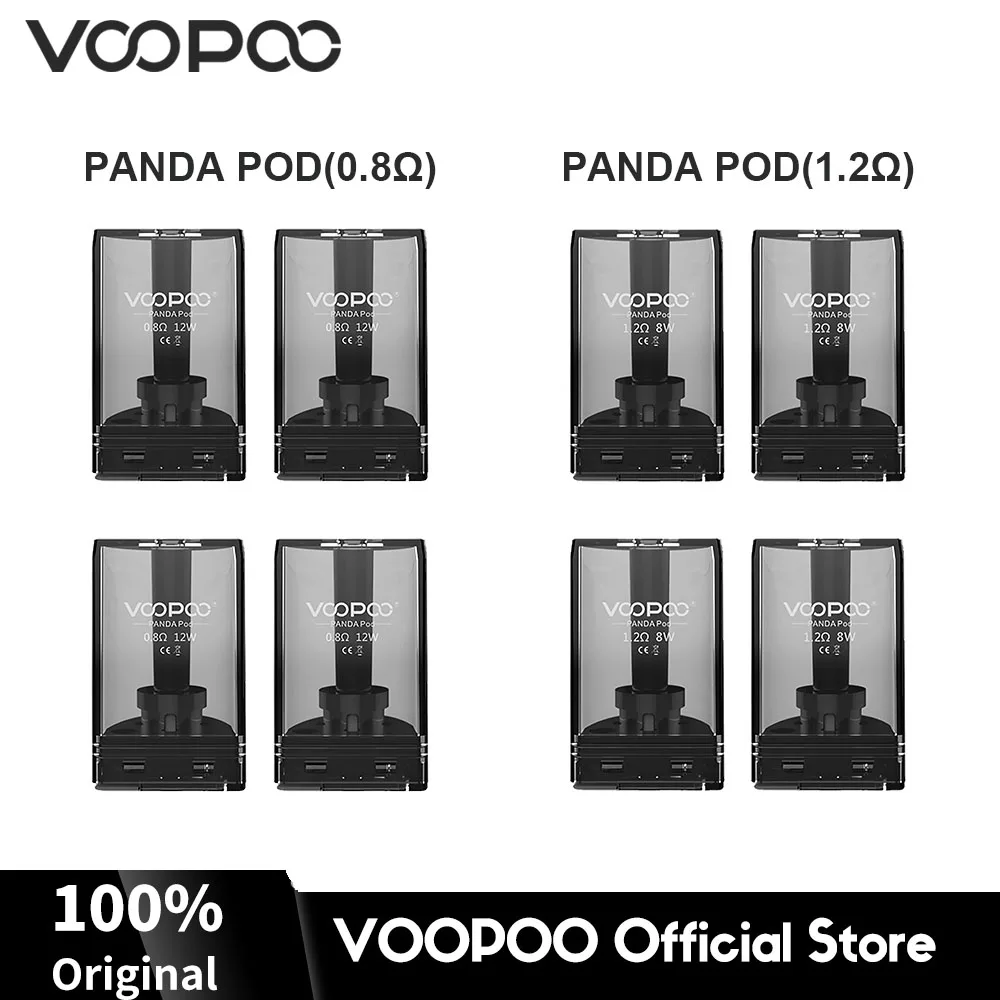 

Original VOOPOO Panda Pod Cartridge 5ml Capacity 0.8ohm 1.2ohm Coil Resistance for VOOPOO Panda AIO Kit E-cig Vape Parts