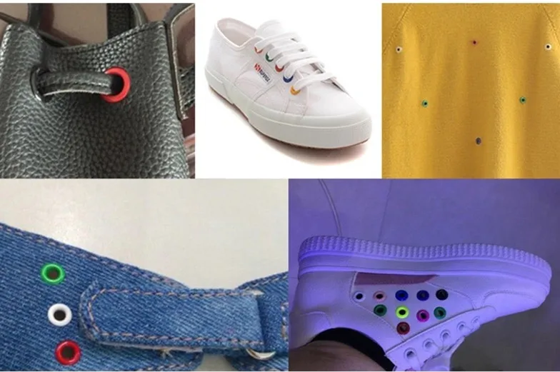 Metal Eyelets DIY Leathercraft Scrapbooking Shoes Belt Cap Bag Tags Sewing Garment 100pcs