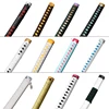 80CM Upgrade Demon Slayer Anime Katana Sword Weapon Prop Zenitsu Tanjirou Mitsuri Kokushibou Toy Swords 6