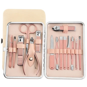 

15pcs Stainless Steel Beauty Nail Clippers Scissors Set Dead Skin Trimmer Clipper Manicure Pedicure Tool