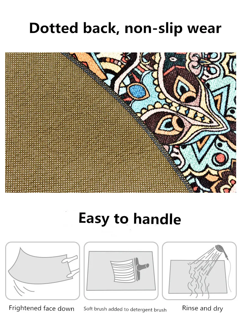 1 American ethnic bohemian vintage round rug (4)