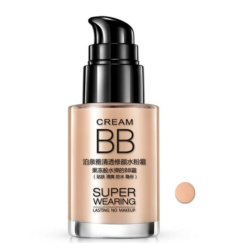 natural color Высокая 30 мл BB крем-основа для макияжа отбеливающая влага контроль маслом водостойкий Жидкий тональный крем консилер косметика для красоты KTC 6 - Цвет: natural color