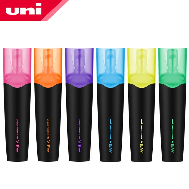 1 шт. Япония uni usp-200 перспективная флуоресцентная ручка креативная наклонная головка маркер ручка можно выбрать 6 цветов