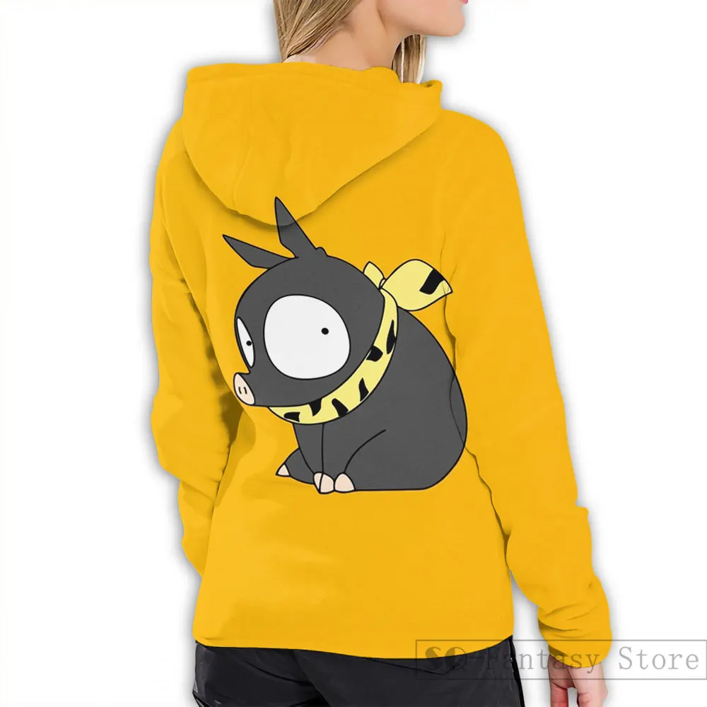 Мужские толстовки, свитшоты для женщин funny P-chan(Ranma 1 2) с принтом Повседневная Толстовка с капюшоном Streatwear