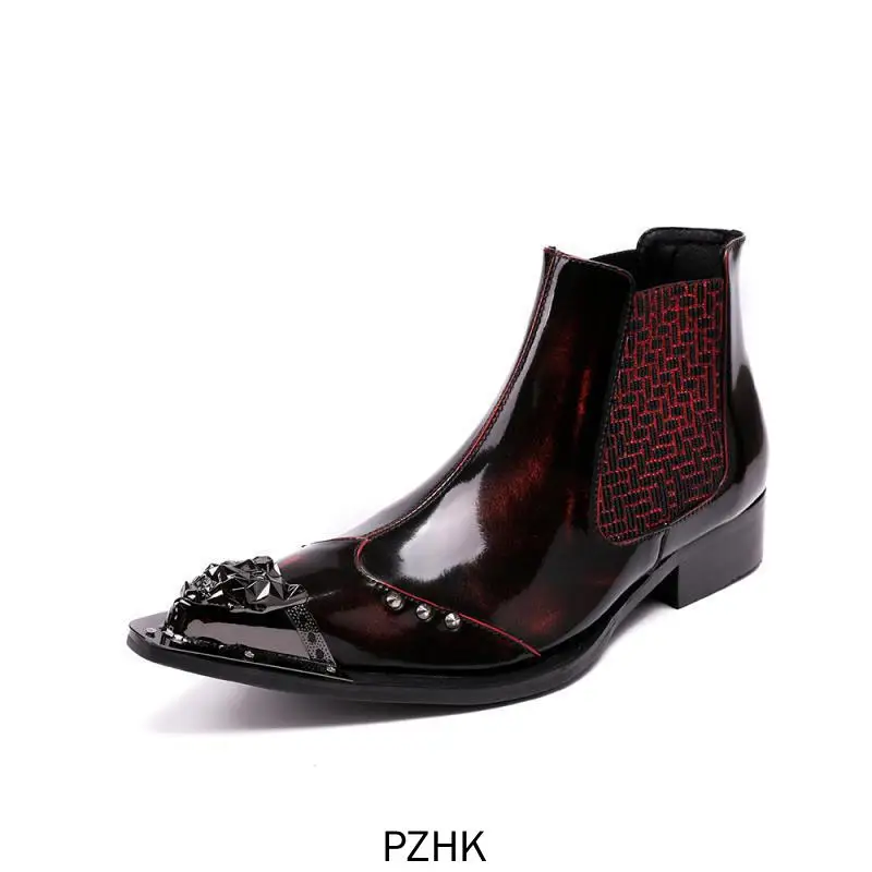 2019 настоящие Bota Masculina Erkek Ayakkabi ограниченная распродажа Sapato socialосень-зима Ботинки