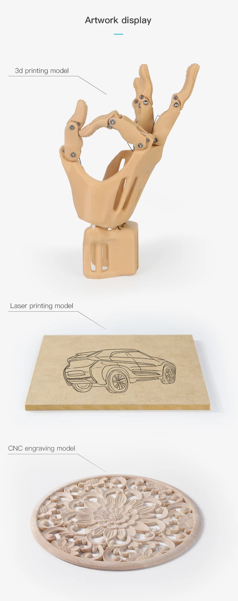 CREALITY 3D CP-01 3 в 1 печать 4800 об/мин лазерная гравировка 3D печать с ЧПУ функция резки