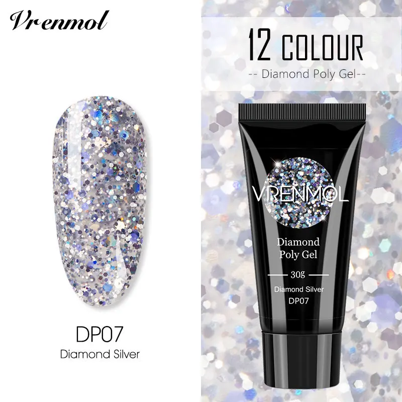 30ml DP07 Vrenmol, не очищающее верхнее покрытие, верхнее покрытие, Базовое покрытие, основа, грунтовка, Гель-лак для ногтей, УФ светодиодный Гель-лак, впитывающий Гель-лак - Цвет: 30ml DP07