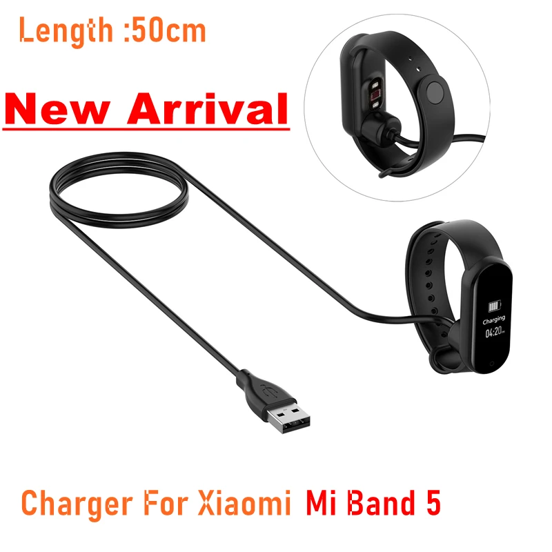 Зарядный кабель для Xiaomi Mi Band 3 4 5 Miband Смарт браслет band 2 зарядный Band4 USB зарядное
