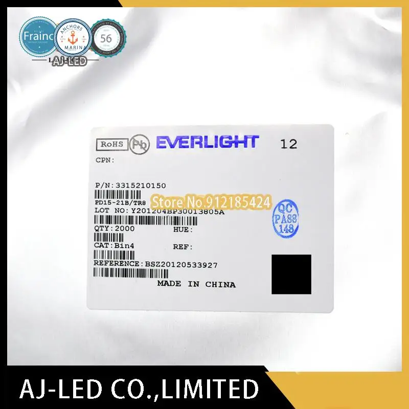 Рисунок 4 - PD15-21B/TR8 SMD 1206 инфракрасный