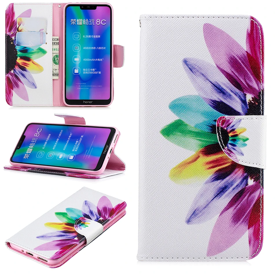 Чехол книжка для Huawei Honor 20S 9A 9S 9X 8A 7S P40 Lite E P30 Pro P20 2019|Чехлы-портмоне| |