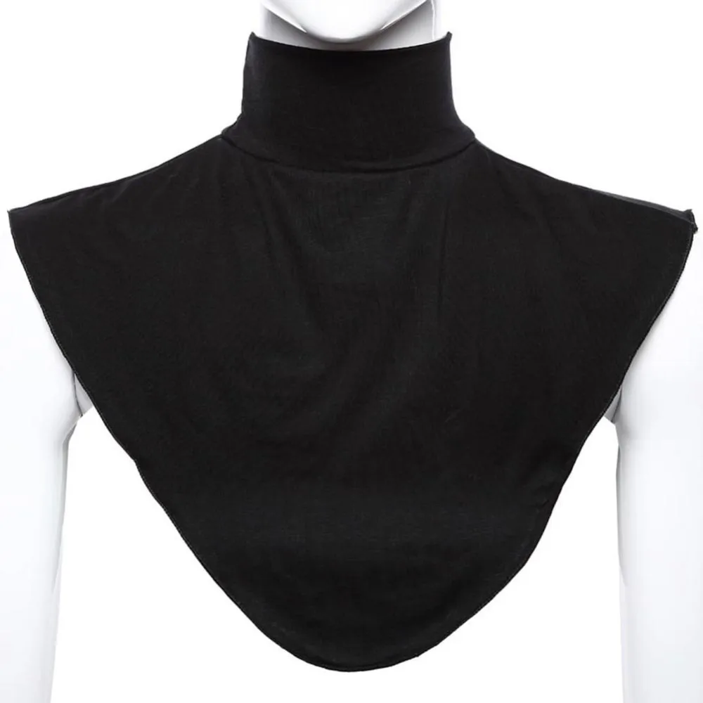 Стильный хиджаб расширение шеи проверить задняя крышка Исламская рубашка под верхней Aba