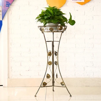 

Iron Flower Stand Indoor Plant Stand Balcony Flower Pot Holder - Gloden