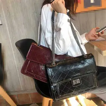 

Fashion Famous Luxury Brand Designer Women Shoulder Bags Lattice High Quality sheepskin leather handbag