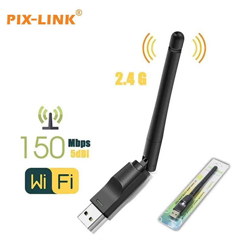 USB Wi-Fi адаптер 150 Мбит/с 2 4 ГГц 802 11 b/g/n | Компьютеры и офис