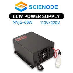 Scienode – alimentation pour Machine de découpe et gravure Laser, 60W, CO2, catégorie MYJG 60W 
