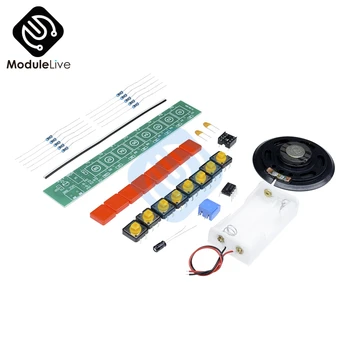 NE555 Componente Elettronica Pianoforte Organo Modulo di Elettronica FAI DA TE/Contenitore di Batteria organizadores Elettronica FAI DA TE Kit di Utensili Elettrici