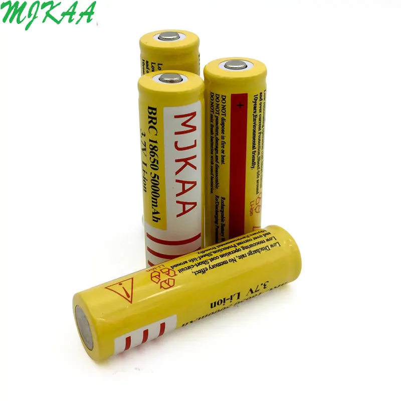 18650 3 7 V 5000mAh MJKAA литий ионная аккумуляторная батарея большой емкости T6 фонарик