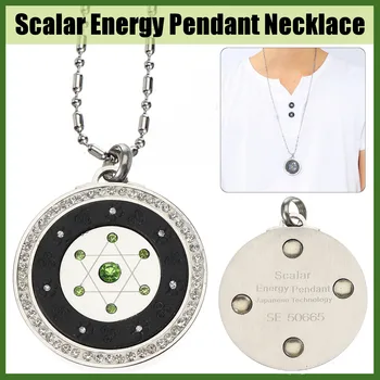 

Pendant Energy Power Scalar Quantum Necklace Electromotive Force Biological Balance Stainless Steel Pendant Necklace New