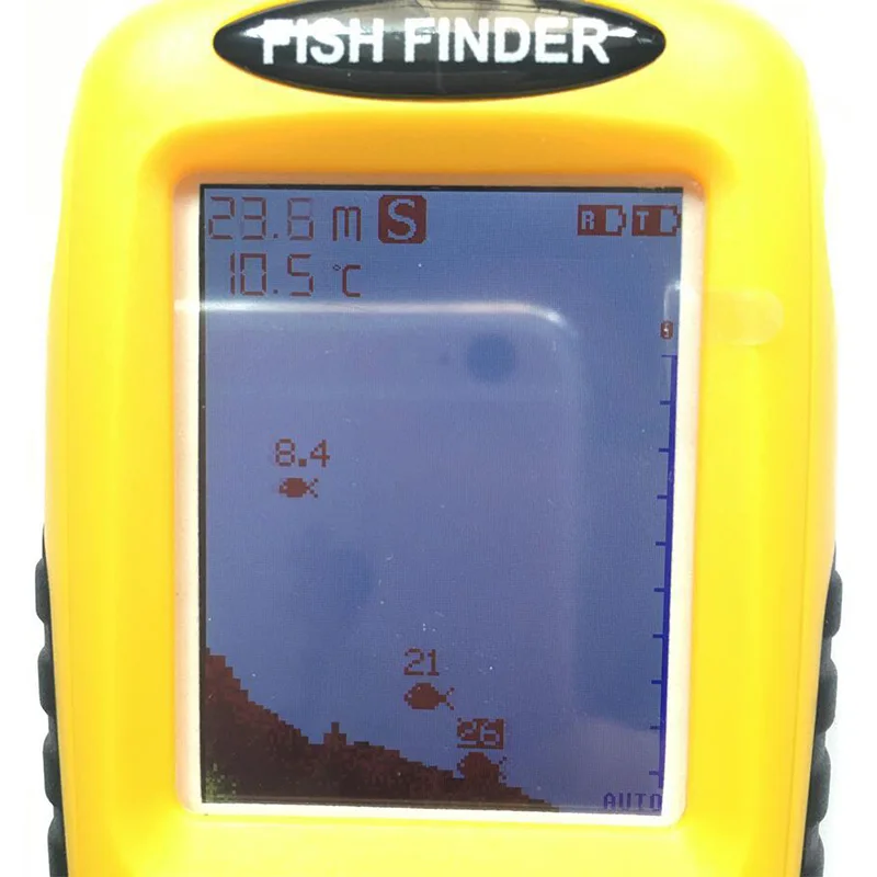 Wireless Fish Finder Sonar Fishing Lure 36M Operate Fish Icon Display W/ Sonar Echo Sounder Alarm Fish Finder