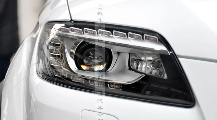 Для Audi Q7 крышка фары 10-15 Q7 фара прозрачная большая лампа корпус автомобиля абажур лампа Прозрачная защитная оболочка