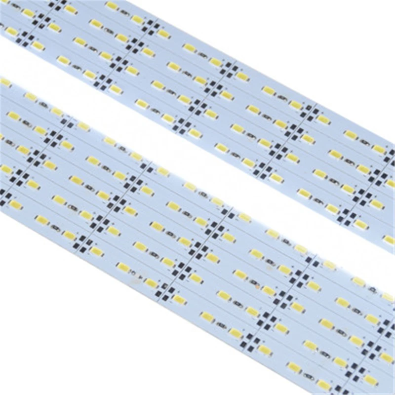 10 шт. SMD5630 5730 светодиодный светильник из алюминиевого сплава не водонепроницаемый 0,5 м 36 светодиодный/м DC 12 В светодиодный жёсткая планка лампа для шкафа