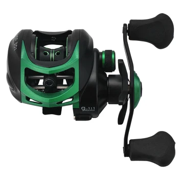 

Lightweight High Speed 9.1:1 Gear Ratio Baitcast Fishing Reel 19+1 Ball Bearings Baitcasting Fishing Reel Baitcaster Tackle