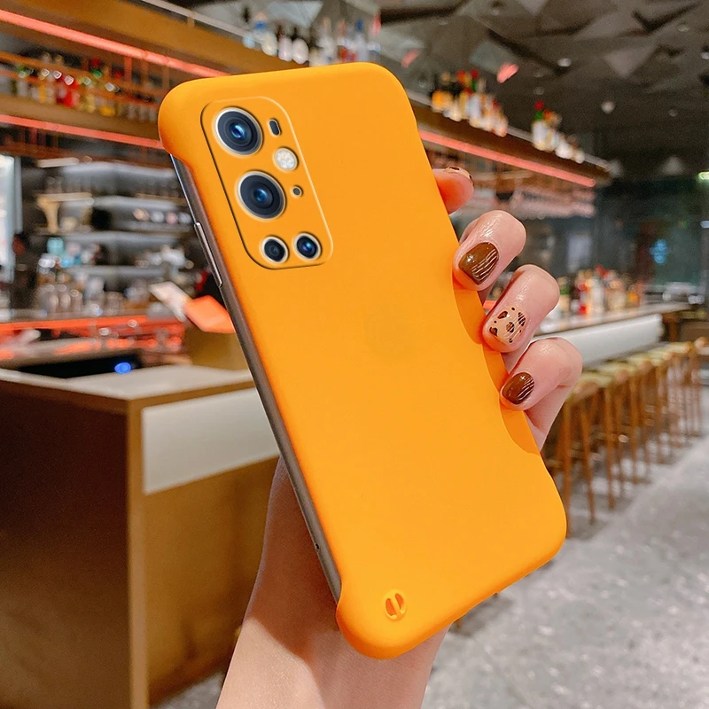 Borderless Protective Case For Oneplus 9 Pro For One Plus 10 8T 8 7 7T Pro 1+9R 10 Candy Color Matte Frameless Shockproo_voghion.com