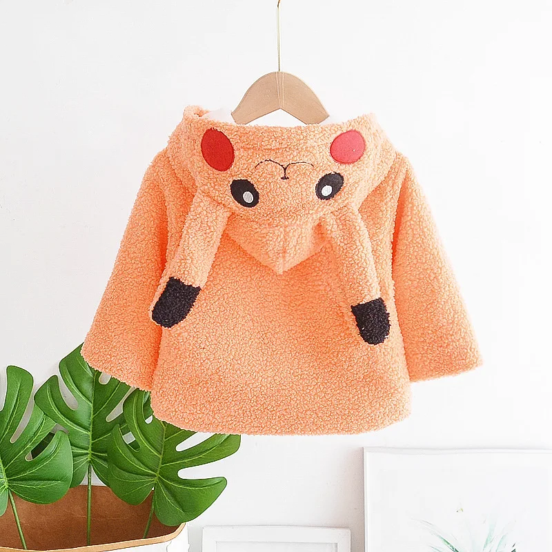 

baby boy clothes 2020 autumn winter kids plus velvet thicken coat infant boys 1 2 3 years warm wool outerwear children clothing