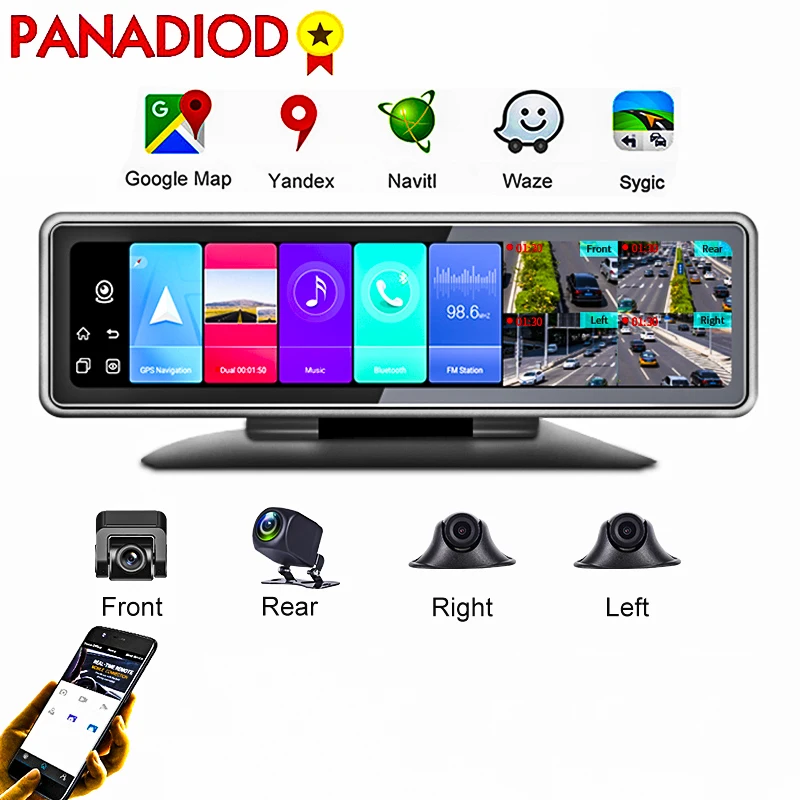 販売直送 車のナイトビジョンdvrミラー 4台のカメラ Android 9 0 スマートミラー 4 Chs ダッシュカメラ Gps Wifi 車のビデオレコーダー ダッシュカメラ 通販 正規 品 Kingscages Com