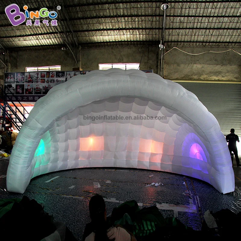 5.5m Length Inflatable Camping Cube Tent Inflatable Lighting Tent for Outdoor Event/Lawn Activity