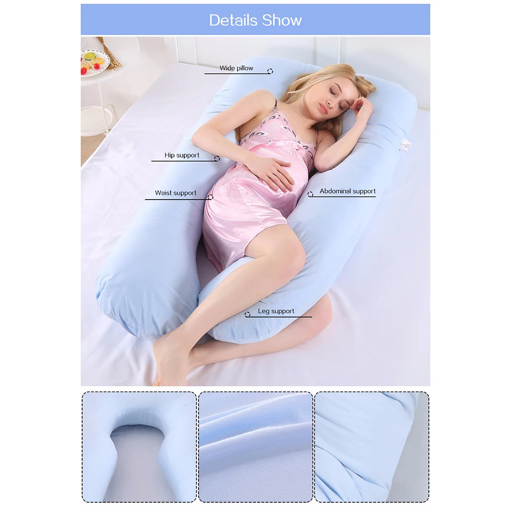 U-образная Женская Подушка для беременных, многофункциональная подушка для тела для беременных женщин, боковые спальные подушки, постельные принадлежности, Прямая поставка