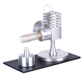 

All-Aluminum Polished Single-Cylinder Stirling Engine Model Toy