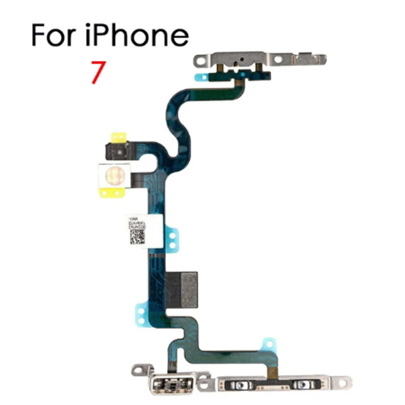 Гибкий кабель для iphone 7 plus 8 с кнопкой регулировки громкости | Мобильные телефоны и