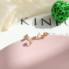 Basit tasarım kore sevimli akrilik inci düğme küpe kadınlar için el yapımı Bohemia moda küpe büyüleyici tarih hediye takı(China)