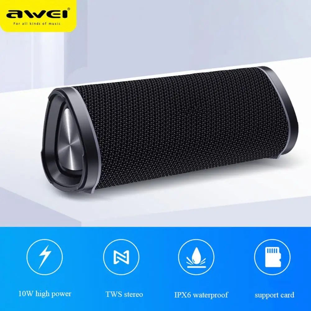 Awei Y331 TWS уличный водонепроницаемый динамик Bluetooth беспроводной стерео Супер басы