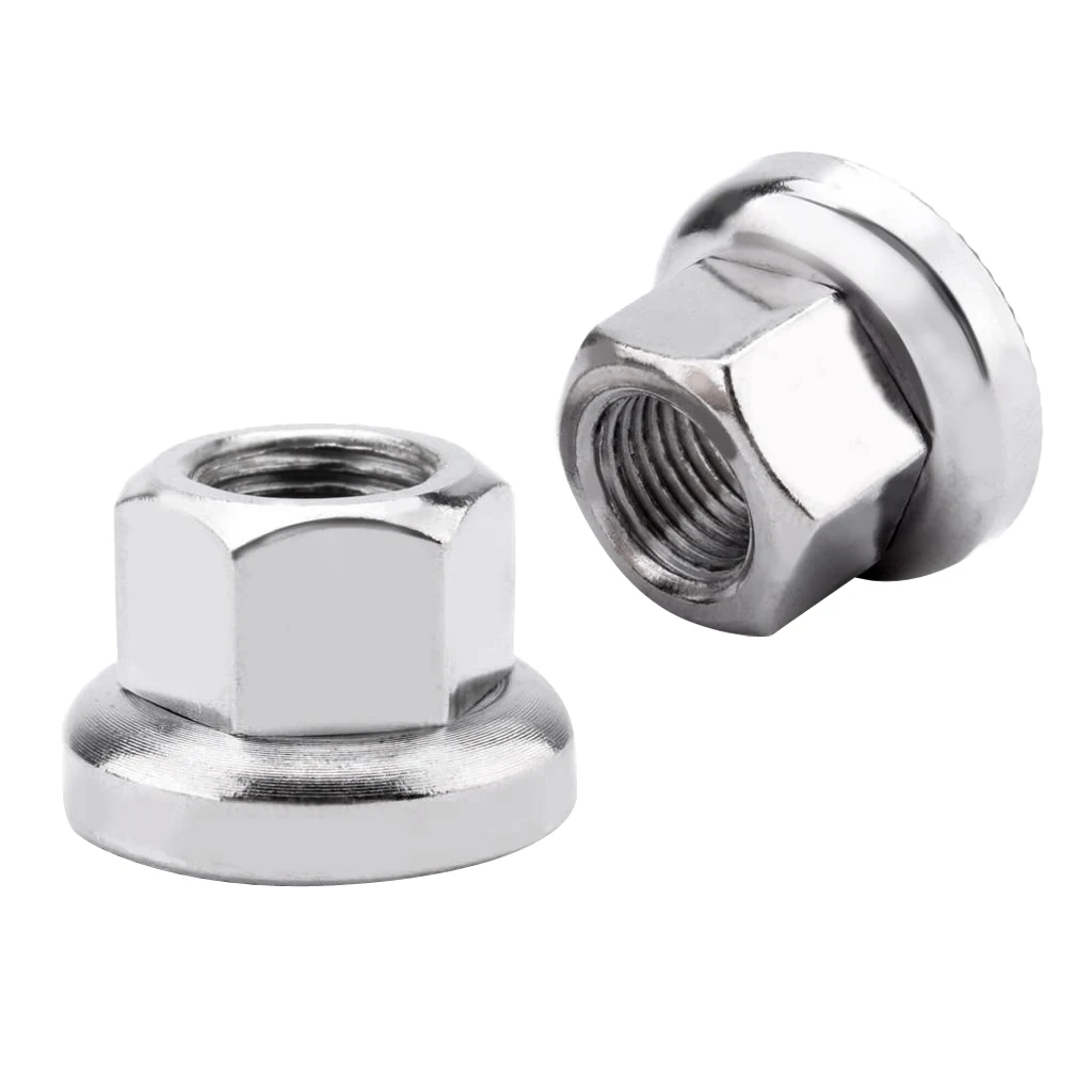 

20pcs Bike Track Hub Axle Nut Fixed Gear For Bolt Screw Fastener Washer M10