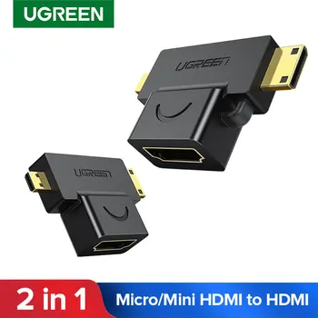 

Ugreen Micro HDMI to HDMI Adapter 4K Micro Mini HDMI Male to Female Cable Connector Converter for Gopro Hero Camera Micro HDMI
