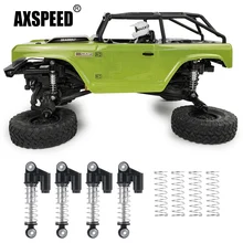 AXSPEED – amortisseur de choc pour voiture à chenilles Axial SCX24 90081 1/24 RC, alliage métallique en aluminium, 1 ensemble, pièces et accessoires de mise à niveau
