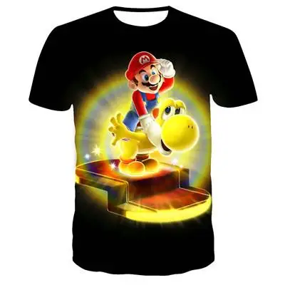 tx-8498 Последняя видеоигра Super Mario Bros. Футболка с 3D принтом унисекс, аниме, мультфильм, игра, крутая игра, Марио, футболка, повседневный стиль - Цвет: tx-8498