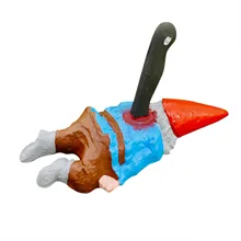 Креативные садовые статуи гнома зомби, уличные садовые карликовые украшения, карликовые забавные садовые домашние скульптуры, декорации