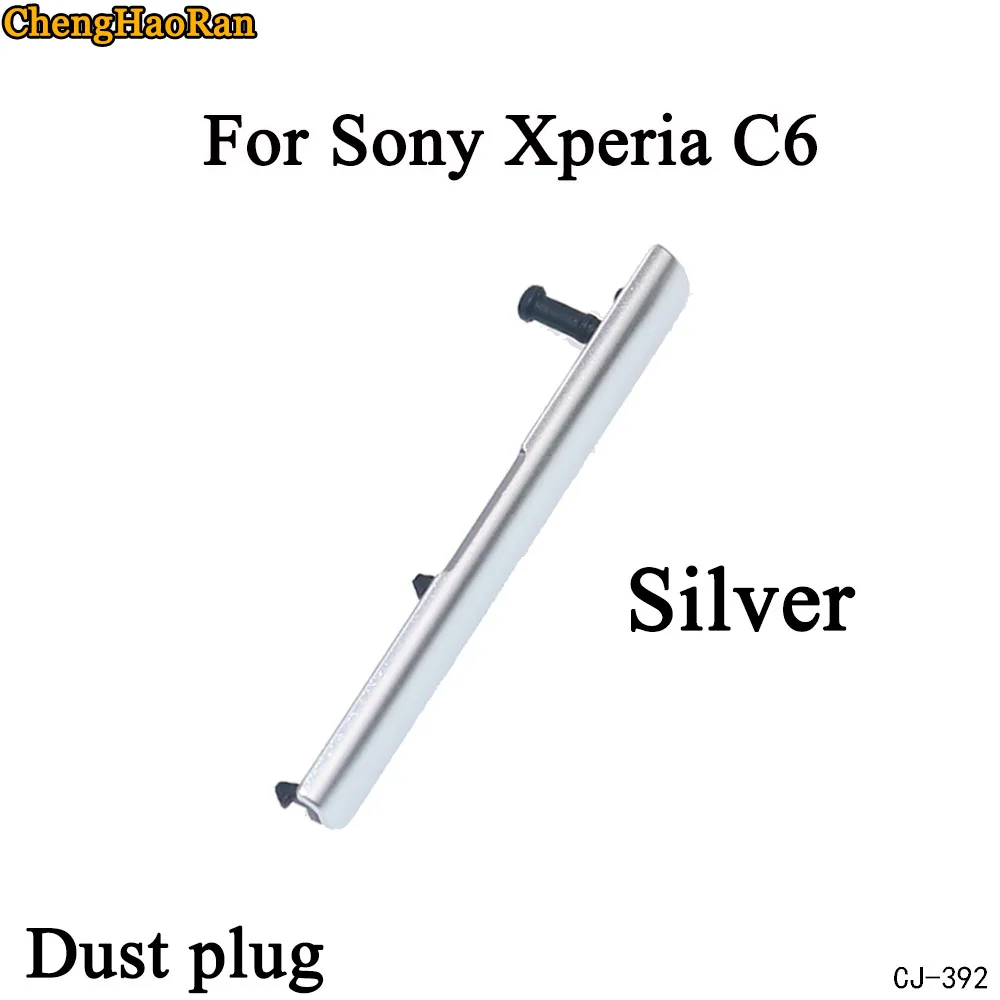 ChengHaoRan микро CD USB разъем для зарядки пылезащитный чехол для sony Xperia M36H Xperia C6 пылезащитный Разъем sim-карты