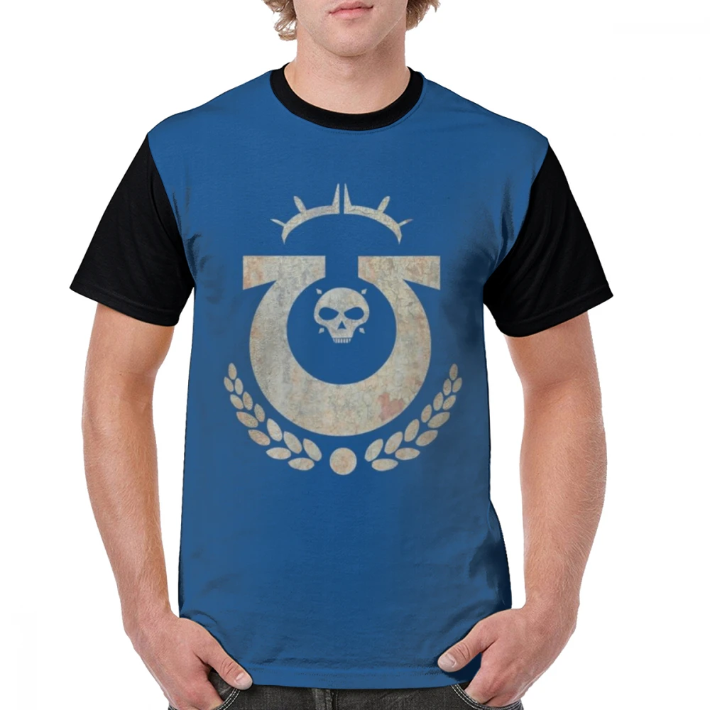 Футболка Ultramarines футболка Ultramarines короткий рукав ХХХ графическая футболка 100 хлопок мужская Милая уличная футболка