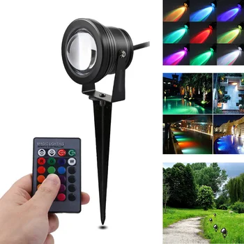 

5w LED Spike Spot Light Spotlight Landscape Garden Yard Path Lawn Lamps Outdoor Grounding Led Lawn Light COB Pathway Patio Light