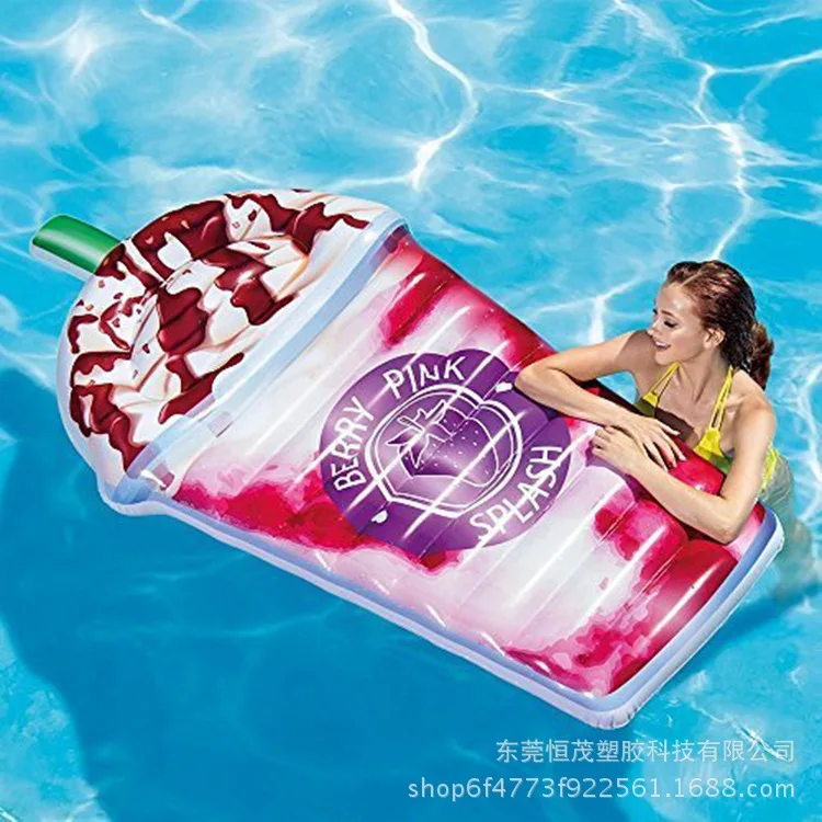 

Factory Profession Customizable Water Inflatable Ice Cream Floating Row Summer Water Casual Inflatable Ice Cream Floating Row Wh